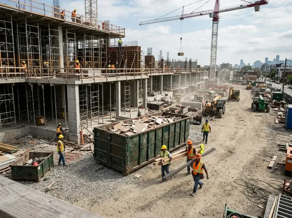 commercial-construction-site-w-002 — frequently asked questions, Low Cost Construction Dumpster Rental in Manville, NJ